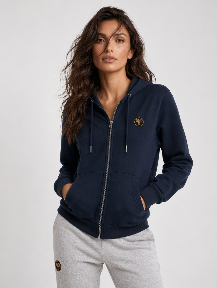 Sweatvest Marineblauw